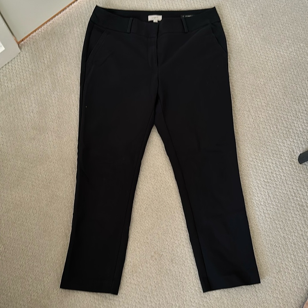 Loft Outlet - Black dress pants - CurvySkinny Ankle - Size 12